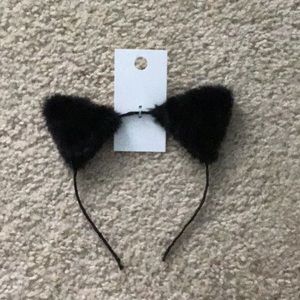 Forever 21 furry black cat ears